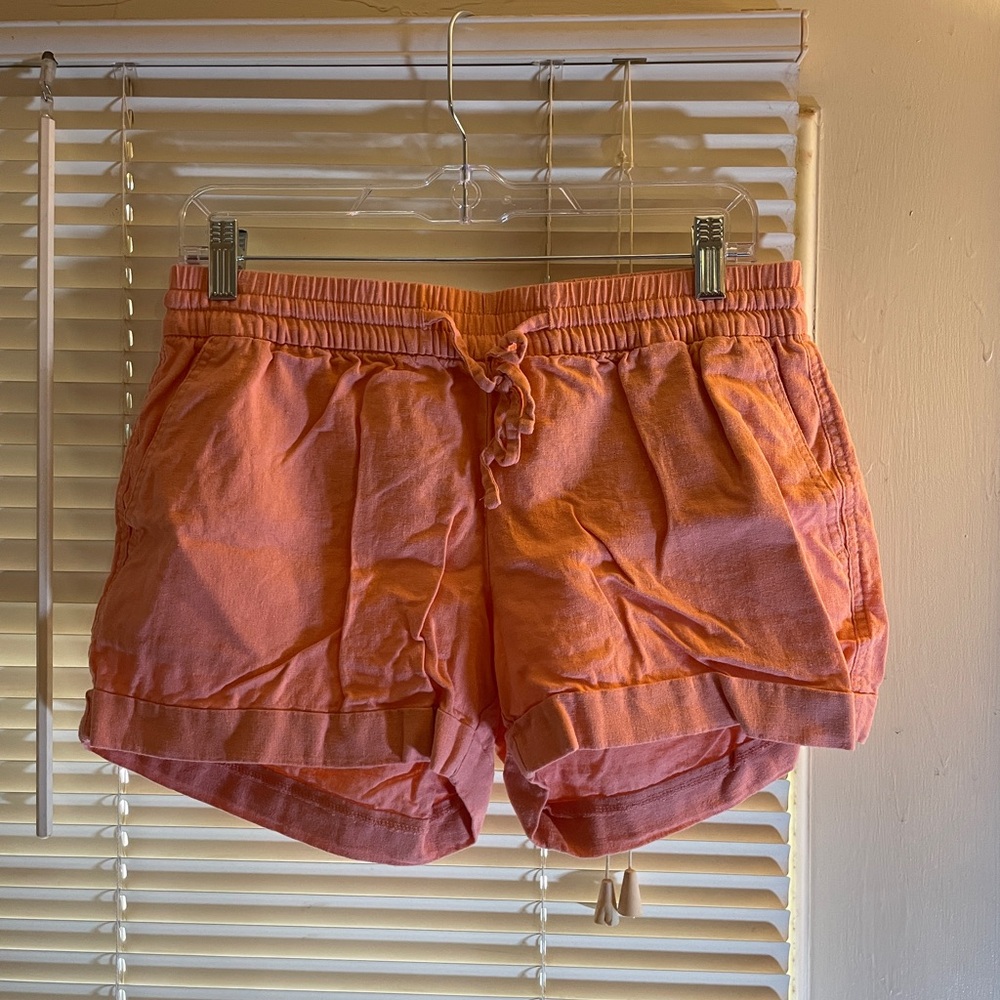 Old Navy Women's Coral Tie Shorts